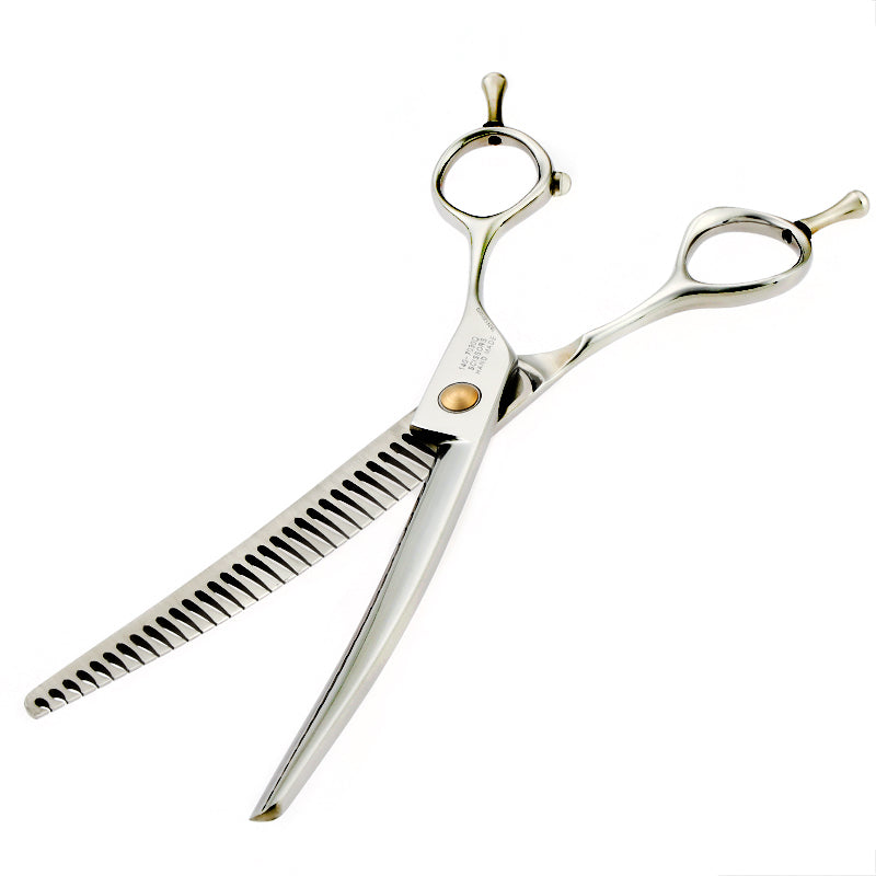 140-7030Q Professional Pet Curved Thinning Scissors 7inch 30T