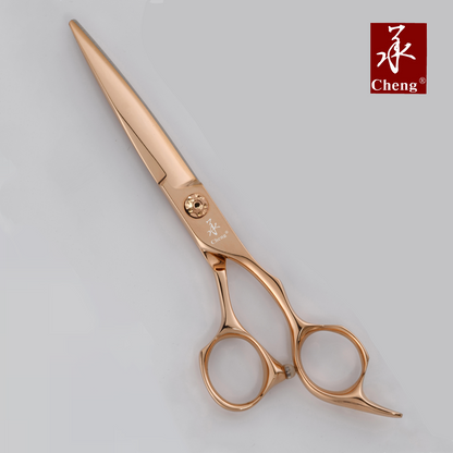 A1-6.3GD Hair Cutting Scissors 6.3 Inch Rose Gold Color