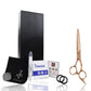 A1-6.3GD Hair Cutting Scissors 6.3 Inch Rose Gold Color