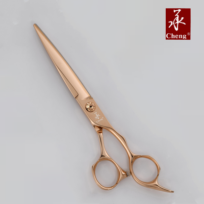 A1-6.8GD Hair Cutting Scissors 6.8 Inch Rose Gold Color