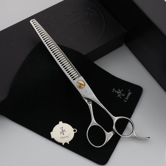 BF-7033TZ Professional Pet Grooming curve Thinning Scissors 7.0 Inch 33T about=40%-45%