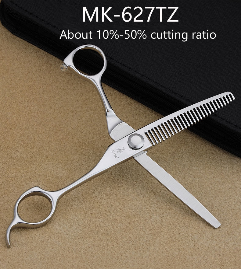 MK-627TZ Hair Thinning Shears 6.0Inch Salon Barbers Scissor About=10%~15%