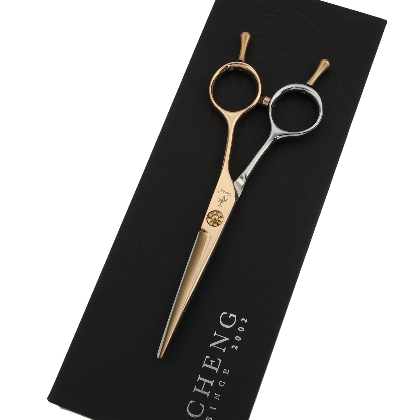 OO-55TS High Luxury Hair Cutting Scissors Half Rose Gold Color 5.5Inch