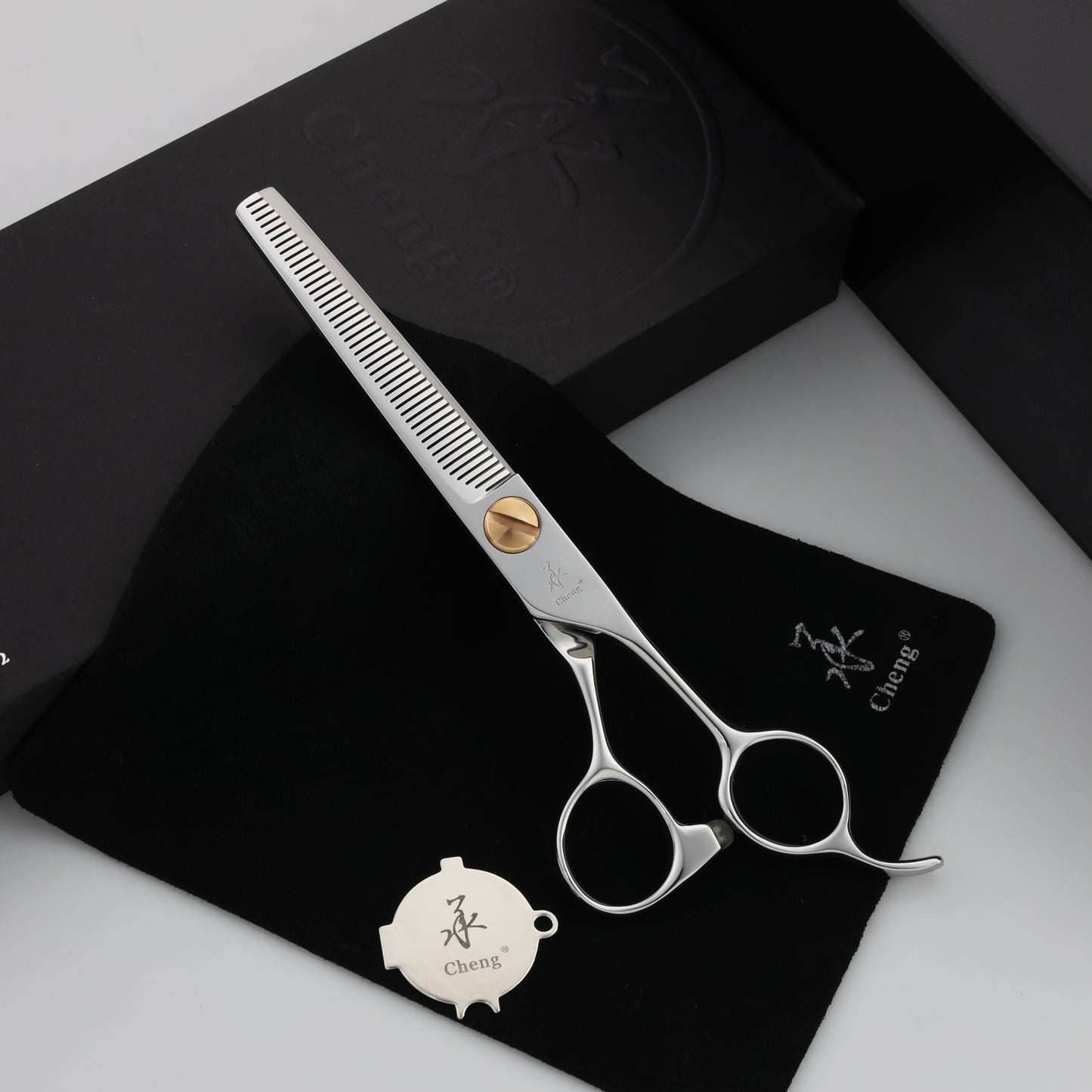 RF-6345 Professional Pet Grooming curve Thinning Scissors 6.3 Inch 45T about=30%-45%