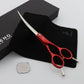 TW-60Q (RED) Professional Pet Grooming 6inch curve scissors