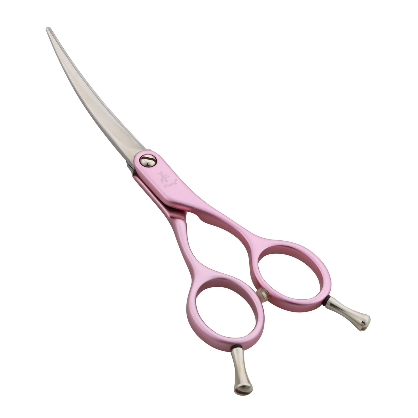 TW-60Q (PINK) Professional Pet Grooming 6inch curve scissors