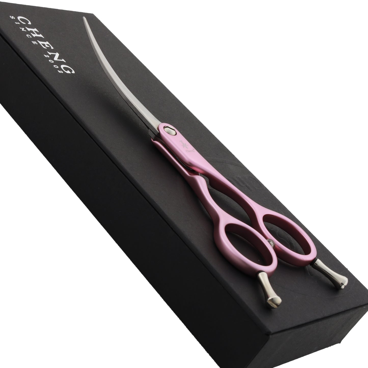 TW-60Q (PINK) Professional Pet Grooming 6inch curve scissors