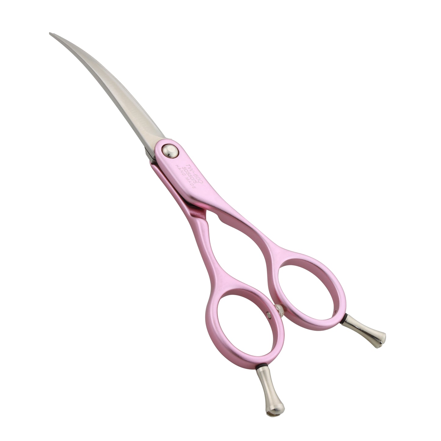 TW-60Q (PINK) Professional Pet Grooming 6inch curve scissors