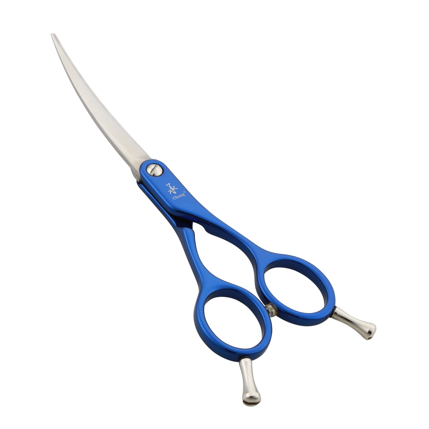 TW-60Q (BLUE) Professional Pet Grooming 6inch curve scissors