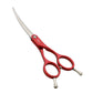 TW-60Q (RED) Professional Pet Grooming 6inch curve scissors