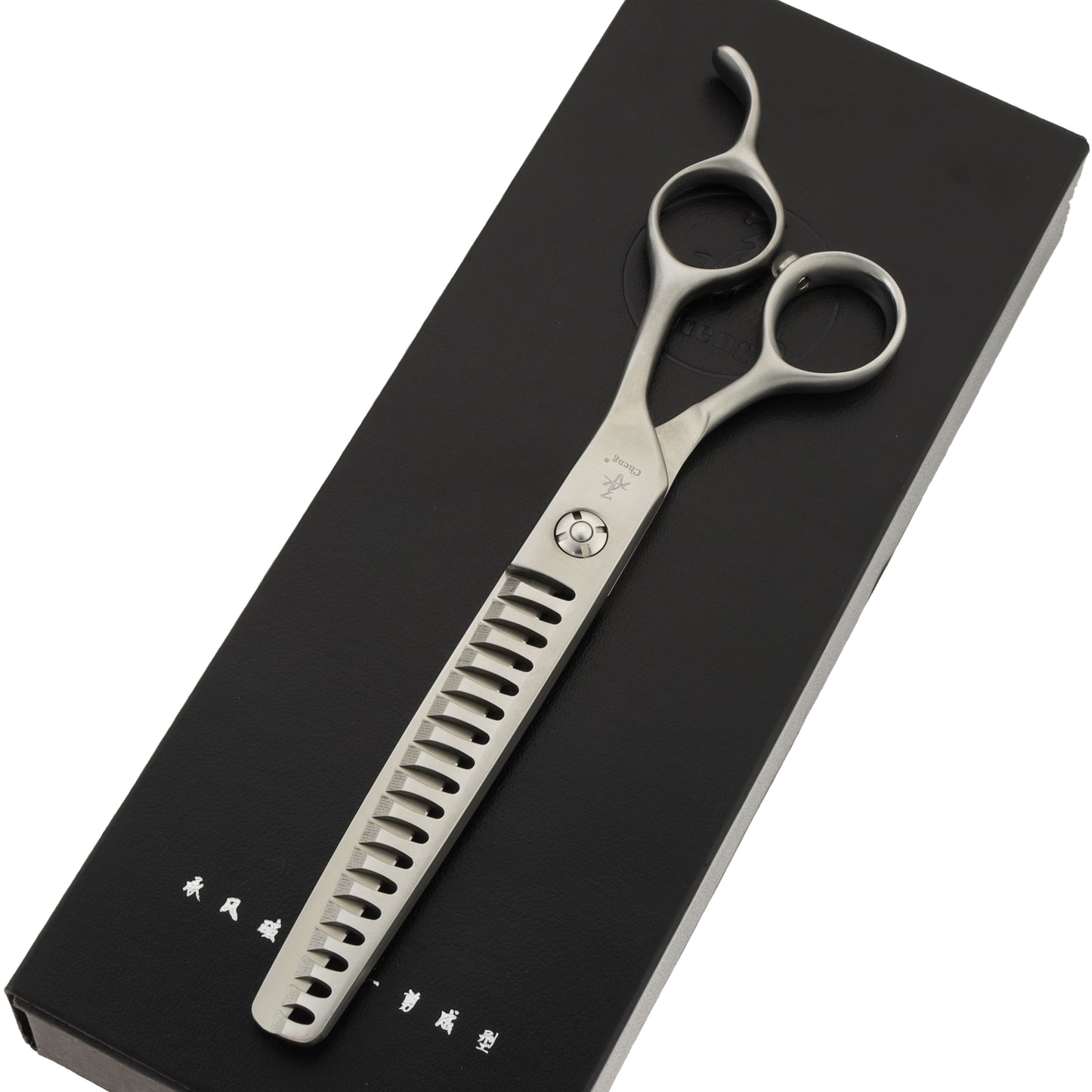 VE-7018DW Professional Pet Grooming curve Thinning Scissors 7.0 Inch 18T about=65%-70%